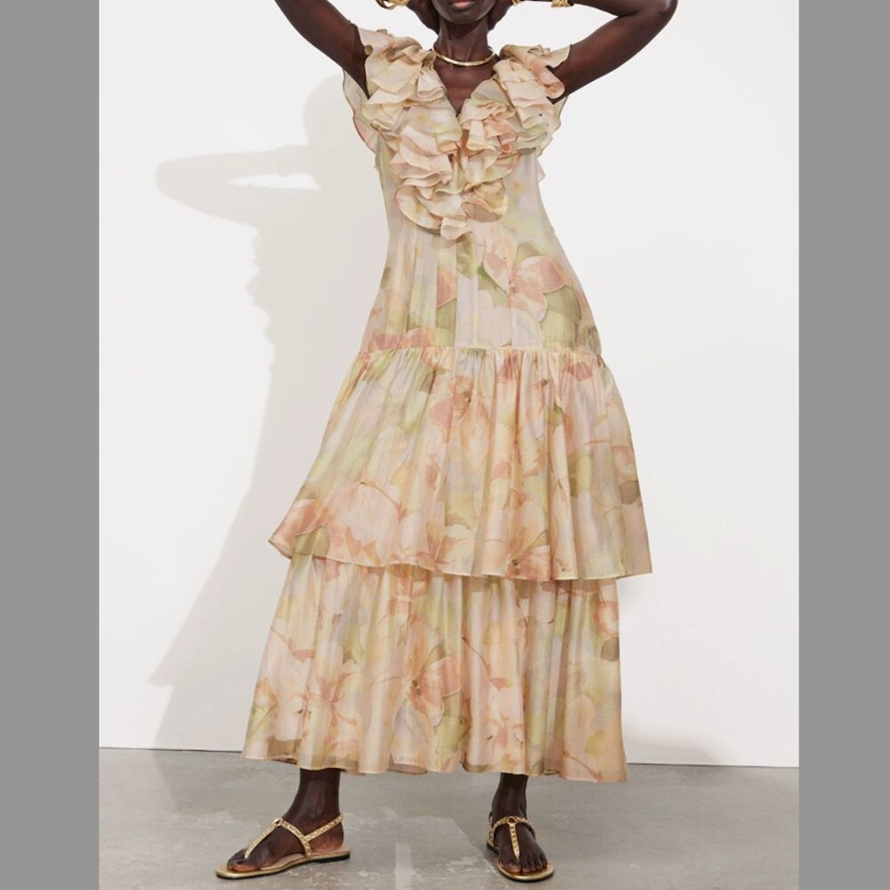 And Other Stories Ruffle Maxi Dress - Picture 4 of 14